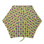Funky Mushroom Yellow  Bg Mini Folding Umbrellas