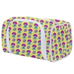 Funky Mushroom Yellow  Bg Toiletries Pouch