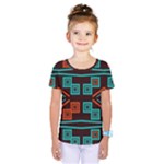 Abstract pattern geometric backgrounds   Kids  One Piece Tee