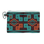 Abstract pattern geometric backgrounds   Canvas Cosmetic Bag (Large)