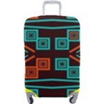 Abstract pattern geometric backgrounds   Luggage Cover (Large)