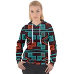 Abstract pattern geometric backgrounds   Women s Overhead Hoodie