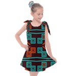 Abstract pattern geometric backgrounds   Kids  Tie Up Tunic Dress