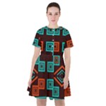 Abstract pattern geometric backgrounds   Sailor Dress