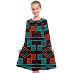 Abstract pattern geometric backgrounds   Kids  Midi Sailor Dress