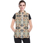 Abstract geometric design    Women s Puffer Vest