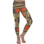 Abstract geometric design    Kids  Lightweight Velour Classic Yoga Leggings