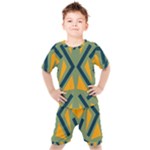 Abstract geometric design    Kids  Tee and Shorts Set