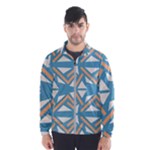 Abstract geometric design    Men s Windbreaker