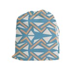 Abstract geometric design    Drawstring Pouch (XL)