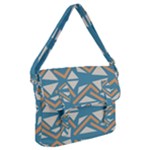 Abstract geometric design    Buckle Messenger Bag