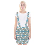 Abstract geometric design    Braces Suspender Skirt