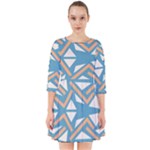 Abstract geometric design    Smock Dress