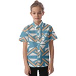 Abstract geometric design    Kids  Short Sleeve Shirt