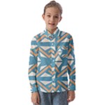 Abstract geometric design    Kids  Long Sleeve Shirt