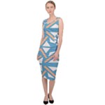 Abstract geometric design    Sleeveless Pencil Dress