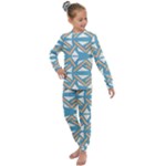 Abstract geometric design    Kids  Long Sleeve Set 