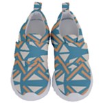 Abstract geometric design    Kids  Velcro No Lace Shoes