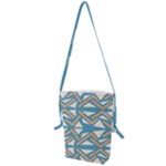 Abstract geometric design    Folding Shoulder Bag