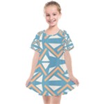 Abstract geometric design    Kids  Smock Dress