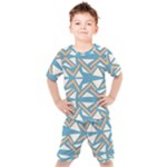 Abstract geometric design    Kids  Tee and Shorts Set