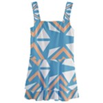 Abstract geometric design    Kids  Layered Skirt Swimsuit