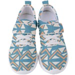 Abstract geometric design    Women s Velcro Strap Shoes