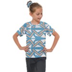 Abstract geometric design    Kids  Mesh Piece Tee