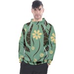 Folk flowers print Floral pattern Ethnic art Men s Pullover Hoodie