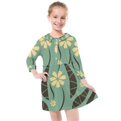 Kids  Quarter Sleeve Shirt Dress 