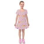 Cupcakes and Waffles Short Sleeve Velvet Dress