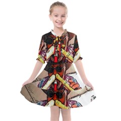 Kids  All Frills Chiffon Dress 