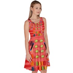 Knee Length Skater Dress With Pockets 