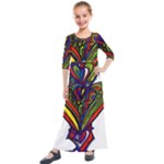 323e9da6-3c5d-45a8-8e87-448e29102b76 Kids  Quarter Sleeve Maxi Dress
