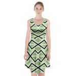 Abstract pattern geometric backgrounds Racerback Midi Dress