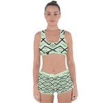 Abstract pattern geometric backgrounds Racerback Boyleg Bikini Set