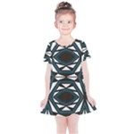 Abstract pattern geometric backgrounds Kids  Simple Cotton Dress