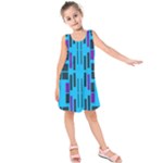 Abstract pattern geometric backgrounds Kids  Sleeveless Dress
