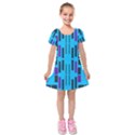 Kids  Short Sleeve Velvet Dress 