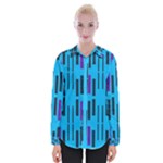Abstract pattern geometric backgrounds Womens Long Sleeve Shirt