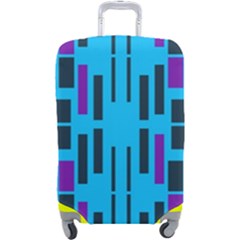 Abstract pattern geometric backgrounds Luggage Cover (Large) from ArtsNow.com