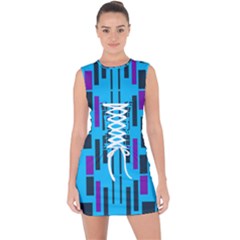 Lace Up Front Bodycon Dress 