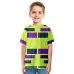 Abstract pattern geometric backgrounds Kids  Sport Mesh Tee