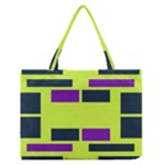 Abstract pattern geometric backgrounds Zipper Medium Tote Bag