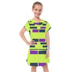 Abstract pattern geometric backgrounds Kids  Drop Waist Dress