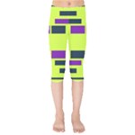 Abstract pattern geometric backgrounds Kids  Capri Leggings 