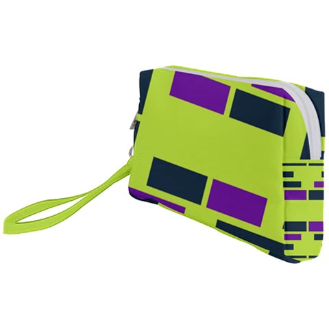 Abstract pattern geometric backgrounds Wristlet Pouch Bag (Small) from ArtsNow.com