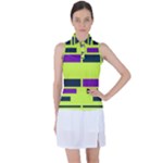 Abstract pattern geometric backgrounds Women s Sleeveless Polo Tee