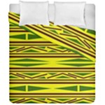 Abstract pattern geometric backgrounds Duvet Cover Double Side (California King Size)