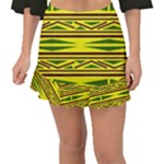 Abstract pattern geometric backgrounds Fishtail Mini Chiffon Skirt